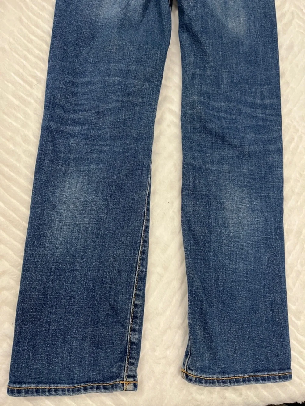 Girls Gap Classic Midwash Blue Straight Jeans Size 8 slide‎ closure